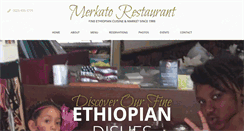 Desktop Screenshot of merkatorestaurant.com